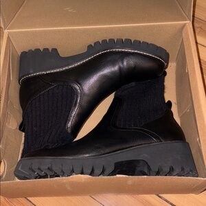 Coconuts by Matisse black sock boots